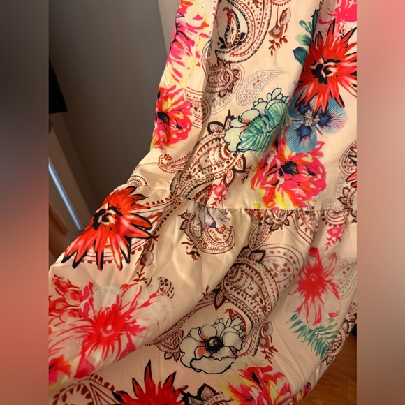 Dress, Tiered Flowy Boho Maxi - Picture 2 of 4